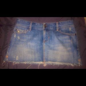 Abercrombie jean skirt